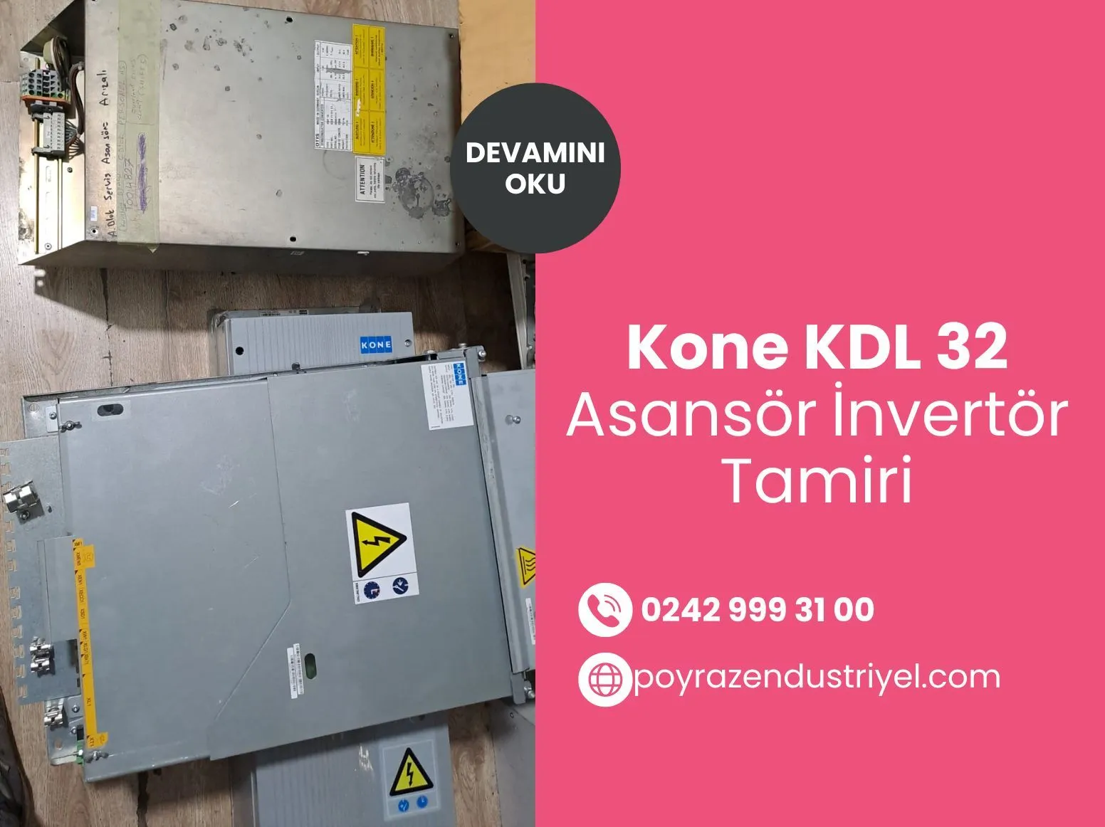 Kone Kdl 32 Asansör İnvertör Tamiri